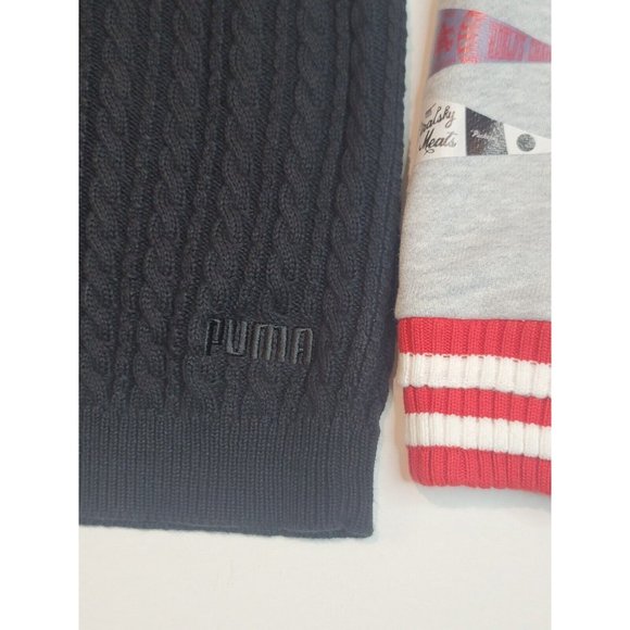 NWT Puma x Black Fives Cable Knit Pennant Cardigan Sweater/Jacket Men's Size S - Picture 6 of 8